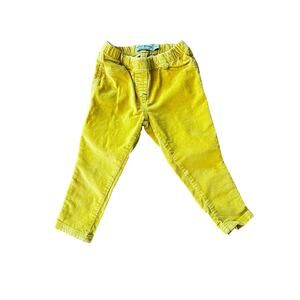Mini Boden Yellow Corduroy Toddler Pants | 2T